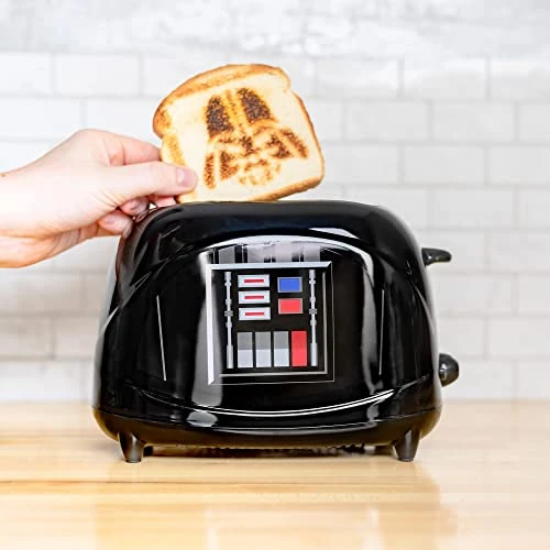 Star Wars Darth Vader 2-Slice Toaster- Vader's Icon Mask Onto Your Toast