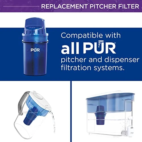 PUR Water Pitcher Replacement Filter (Pack Of 4), Blue – Compatible With All PUR Pitcher And Dispenser Filtration Systems, PPF900Z - Image 3