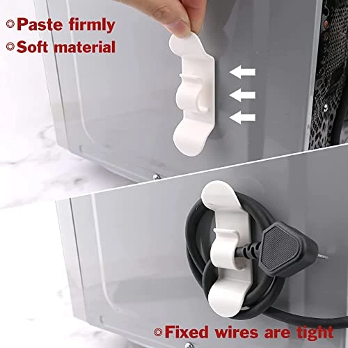 Cord Organizer For Appliances, Upgraded Kitchen Appliance Cord Winder Wrapper Cord Keeper Holder Stick Firmly On Mixer, Air Fryer, Coffee Maker, Blender, Pressure Cooker, Toaster - 6 Pack - Image 4