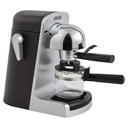 USA GAU-18215 4 Cup Bistro Electric Espresso/Cappuccino Maker With Carafe, Silver
