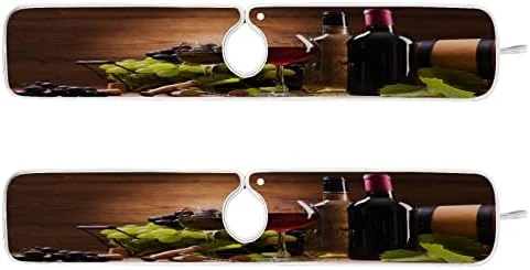 Coastal Starfish Shell Faucet Water Catcher Mat 2 Pack Seashell Ocean Nautical Theme Drying Mat Absorbent Bathroom Faucet Handle Drip Catcher Tray Bar RV Kitchen Sink Splash Guard 14x5 Inches - Image 14