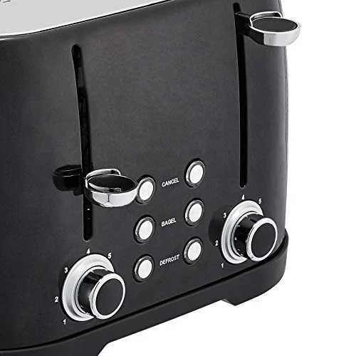 Amazon Basics 4-Slot Toaster - Black - Image 3