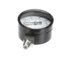 EV311409 Stainless Steel Water Pressure Gauge, 160Psi, 2-1/8", 9" Height, 6" Width, 5" Length