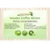 [1000] FirstChoice EcoNaturals Disposable Wood Beverage Coffee Drink Stirrers - 7 Inch Length Round Corners Wooden Coffee Stirrers By First Choice (1000 Stirrers) In Paper Box