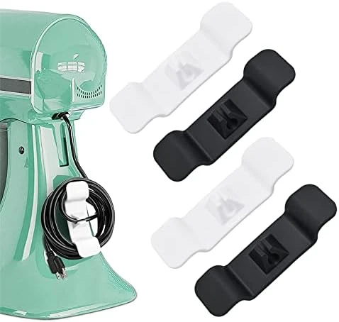 Cord Organizer For Appliances, 2 Packs Cord Wrapper, Cord Holder Cable Organizer For Blender, Coffee Maker, Mixer, Pressure Cooker, Toaster And Air Fryer (2Pcs Black+Gray) - Image 8