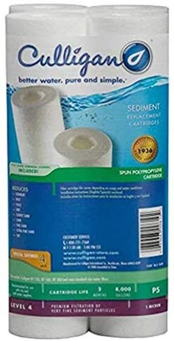P5-4PK Standard P5 Whole House Premium Water Filter, 8,000 Gallons, Value 4-Pack, White, (Pack Of 4), 4 Count