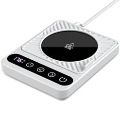 Coffee Mug Warmer, Coffee Warmer For Desk With 6 Temp Settings, 8H Auto Shut Off Coffee Cup Warmer 12H Timer, Smart Coffee Warmer Plate Keeps Hot, Fresh For Coffee, Tea, Milk, Beverage