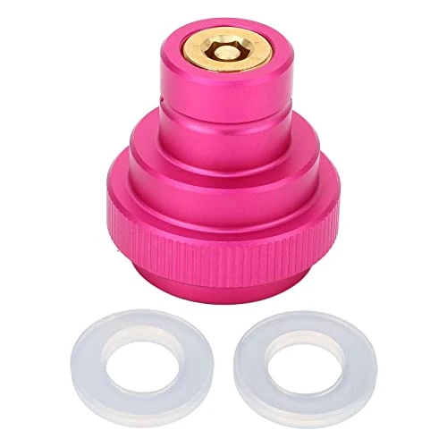 Soda CO2 Adapter, Male Thread Robust Brass Aluminum Alloy CO2 Cylinder Adapter Connector Good Sealing For Replacing (Pink) - Image 4