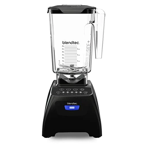 Blendtec Classic 575 Blender - WildSide+ Jar (90 Oz) - Professional-Grade Power - Self-Cleaning - 4 Pre-programmed Cycles - 5-Speeds - Black