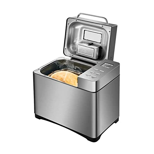 MBJ Bread Maker Stainless Steel Automatic Bread Maker Programmable Bread Maker With 3 Bread Size Fruit Nut Dispensers - Image 3