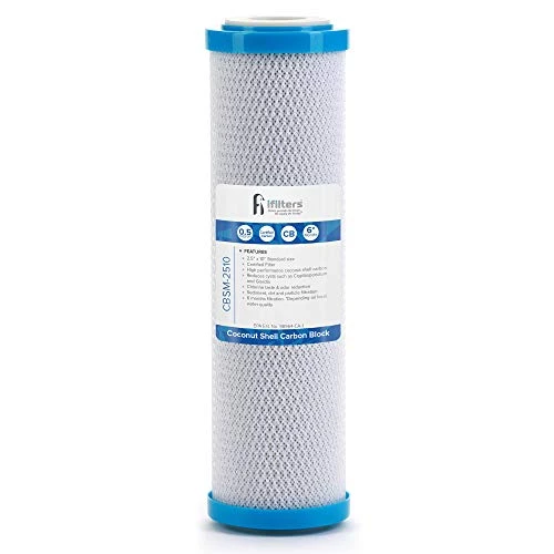 Coconut Shell CTO, Cyst Carbon Block Drinking Water Filter, 2.5 X 10, 0.5 Micron