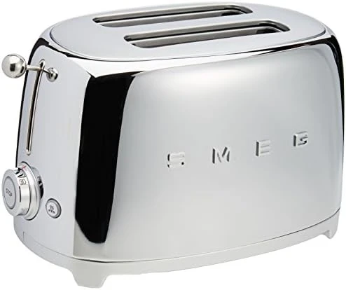 Smeg TSF01CRUS 50's Retro Style Aesthetic 2 Slice Toaster, Cream - Image 3