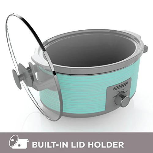 Black & Decker SC2007D Slow Cooker, 7 Quart, Teal Wave - Image 3