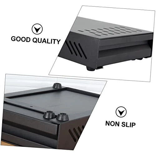 Cabilock 1pc Coffee Grounds Box Stainless Steel Trash Can Stainless Steel Coffee Maker Espresso Ground Coffee Coffee Machine Drawer Organizer Coffee Grind Waste Bin Coffee Maker Slider - Image 2