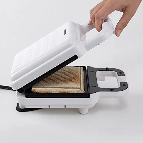 Mbj Bread Maker Sandwich Breakfast Machine Household Small Multi-Function Toast Press Toaster Bread Machine (Color : Pink, Size : EU) - Image 2