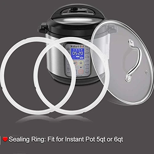 COSCOD Sealing Ring For 6 Qt Instant Pot Replacement Silicone Gasket Seal Rings For Instapot 6 Quart 2pcs Sealer Accessories Parts For Insta Pressure Cooker - 2 Pack - Image 4