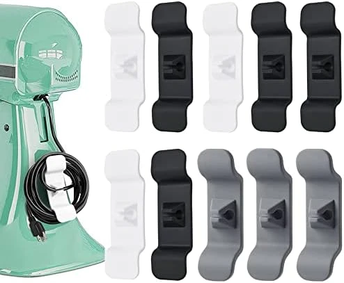 Cord Organizer For Appliances, 2 Packs Cord Wrapper, Cord Holder Cable Organizer For Blender, Coffee Maker, Mixer, Pressure Cooker, Toaster And Air Fryer (2Pcs Black+Gray) - Image 7