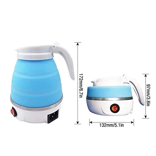 Travel Portable Foldable Electric Kettle Collapsible Water Boiler For Coffee Tea Fast Water Boiling 110V 600ML - Image 4