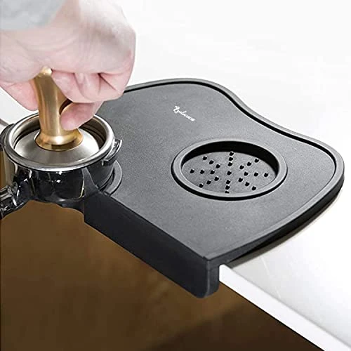 Yolococa Thick Tamper Mat Corner Tamping Pad Silicone Food Grade Non-Slip Espresso Accessory - Image 3