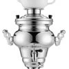 Electric Samovar Russian Persian Turkish Tea Maker Water Kettle Stainless Steel Ceramic Porcelain Teapot 5+1=6 Liter 110V 1000W Auto Shut Off, Keep Warm, 14x11x17, AI318