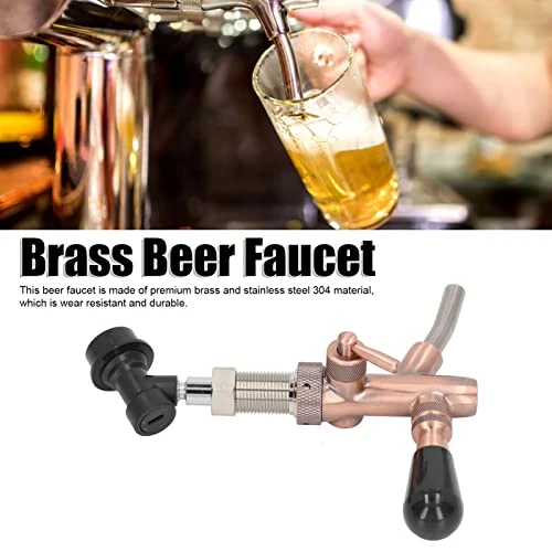 Draft Beer Faucet, Stainless Steel Beer Tap Faucet To Connect Kegs And Dispense Drinks For Beer Kegs And Cola Kegs - Image 2
