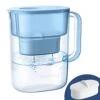 200-Gallon Long-Life Lucid 10-Cup Water Filter Pitcher, NSF Certified, 5X Times Lifetime, Reduces Chlorine, BPA Free, Blue