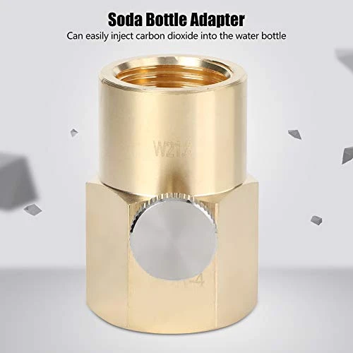 YEmirth CO2 Refill Adapter, Household Soda Bottle Soda Water Cylinder CO2 Refill Connector Adapter Accessories(W21.8 To TR21.4) - Image 5