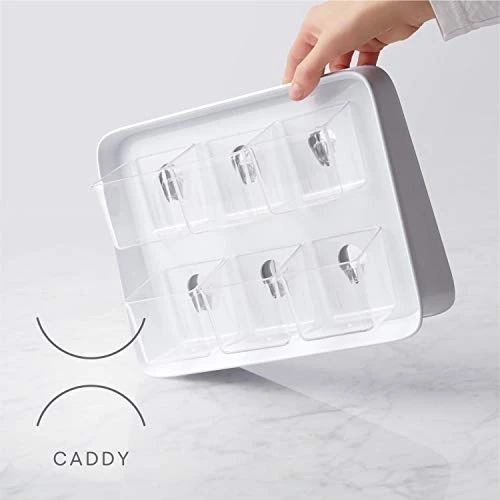 TeaStand Tea Bag Organizer With Clear Removable Bins, Cabinet Or Pantry Storage Caddy, 120-Bag - Image 3
