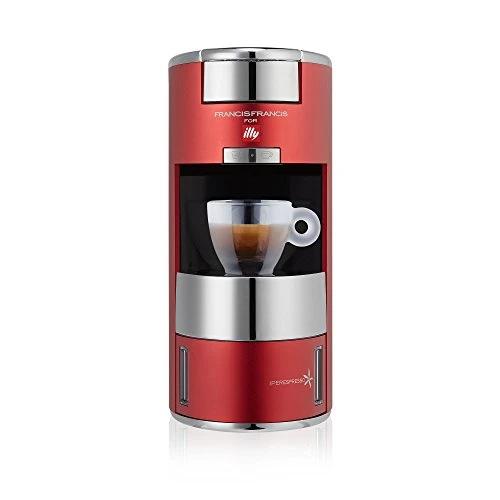 Illy X9 Espresso Machine, 4.8 X 10.5 X 10.6, Red