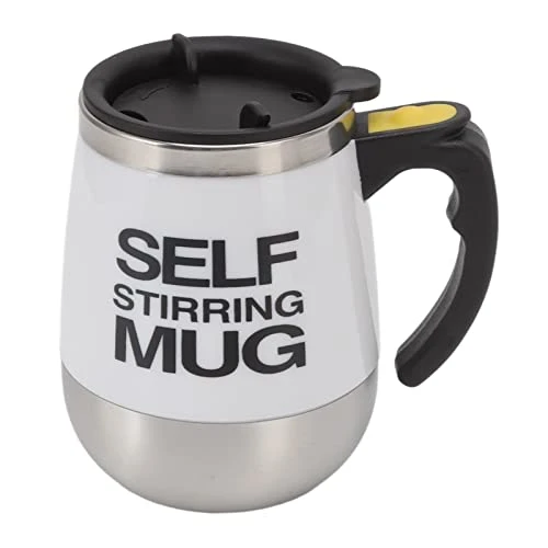 Automatic Stirring Mug, Stirring Coffee Mug Silent Wide Applications Self Stirring Technology For Home(White)