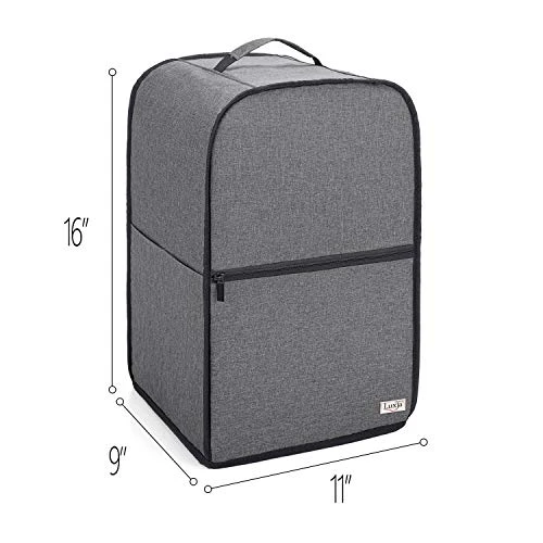 Uxja Food Processor Cover For Cuisinart And Hamilton Beach 10-14 Cup Processor, Food Processor Dust Cover With Accessories Pockets, Gray - Image 5