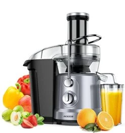Juicer Machines 1300W Juicer Vegetable And Fruit, Power Juicers Extractor With 3" Feed Chute, Centrifugal Juicer With High Juice Yield, Easy To Clean&BPA-Free, Dishwasher Safe, Brush Included