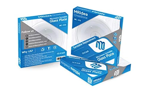 12.4β Microwave Oven Turntable Replacement Glass Plate | 31.5 Cm Microwave Glass Plate Replacement Part | 12.4 Inch Round Rotating Ring Dish Tray | 315 Mm Circular Glass Turn Table Top Kit. - Image 5