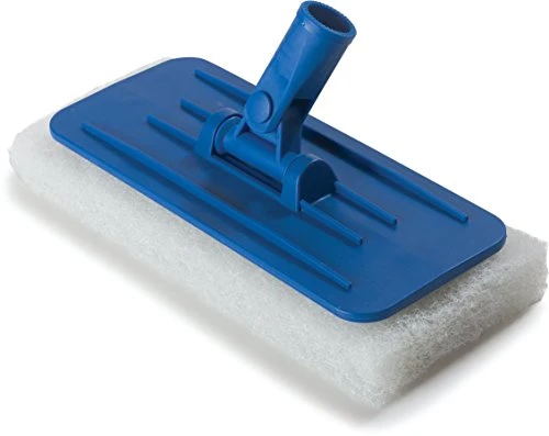 Carlisle FoodService Products 36538014 Flo-Pac Plastic Swivel Pad Holder With Small Socket, 9-1/4" Length X 3.63" Width, Blue - Image 2