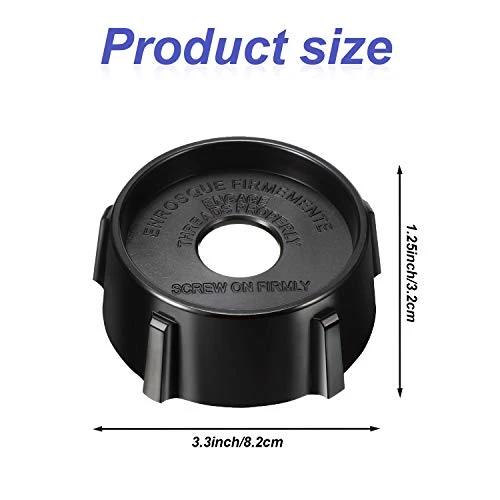 2 Pieces 4902 Blender Jar Bottom Blender Jar Base Replacement Jar Bottom Base Cap Compatible With Oster Blender - Image 2