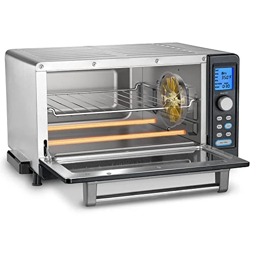 Cuisinart TOB-135NGT Deluxe Convection Toaster Oven Broiler, Granite Bundle With 1 YR CPS Enhanced Protection Pack