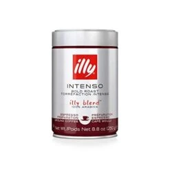 Illy Ground Espresso Dark Roast Coffee, 8.8 Oz (Pack Of 4)