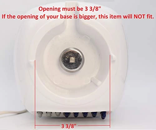 Blendin Replacement Plastic Base Bottom Cap With 2 Rubber O Ring Gaskets, Compatible With Oster And Osterizer Blenders - Image 2