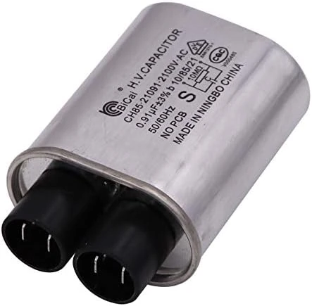 Eter Star CQC Universal Household Microwave HV Capacitor Replacement 2100V 0.91uF MFD Compatible Ch85 21091 AC H.V.Capacitor 10/85/21 50/60Hz NO PCB - Image 3