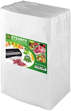 200 Count Quart 8x12Inch Vacuum Sealer Bags With BPA Free,Heavy Duty,Great For Vac Storage Or Sous Vide Cooking - Image 4