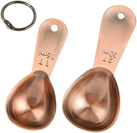 Coffee Scoops Set Of 4, Stainless Steel Coffee Scoops, 2 Coffee Tablespoons (30ml), 2 Measuring Tablespoons (15ml) Coffee Measuring Spoons For Tea, Sugar, Spice Ect (2x15ml+2x30ml Scoops) - Image 13