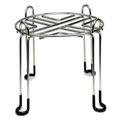 Water Filter Stand 8" Tall By 9" Wide Compatible With Berkey, Countertop Steel Stand For Most Medium Gravity Fed Water Coolers - Quality Stainless Steel - Fills Glasses, Pitchers, Water, Heavy Duty