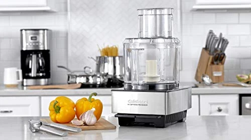 Cuisinart 14 Cup Food Processor, Includes Stainless Steel Standard Slicing Disc (4mm), Medium Shredding Disc, & Stainless Steel Chopping/Mixing Blade, DFP-14BCNY And DLC-DH Disc Holder, White - Image 3