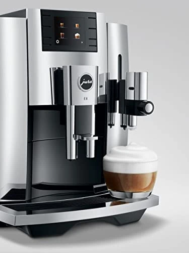 Jura E8 Chrome Automatic Coffee Machine, 64oz - Image 4