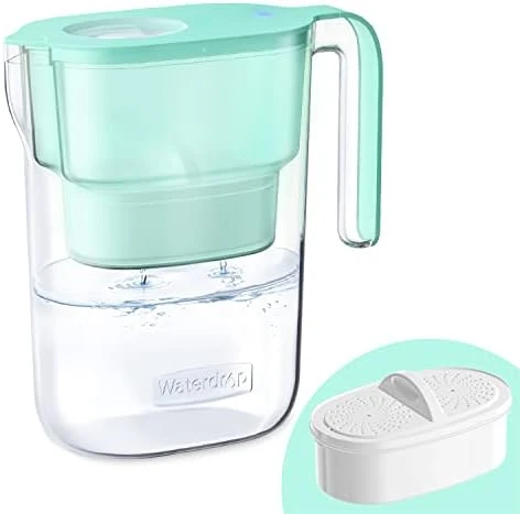 200-Gallon Long-Life Elfin 5-Cup Water Filter Pitcher With 1 Filter, NSF Certified, 5X Times Lifetime, Reduces Chlorine, BPA Free, Pink - Image 8