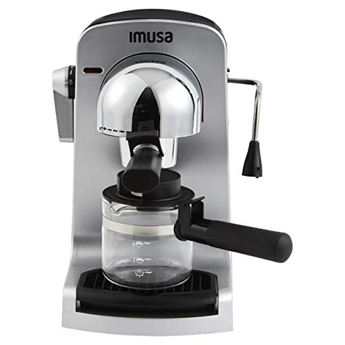USA GAU-18215 4 Cup Bistro Electric Espresso/Cappuccino Maker With Carafe, Silver - Image 2