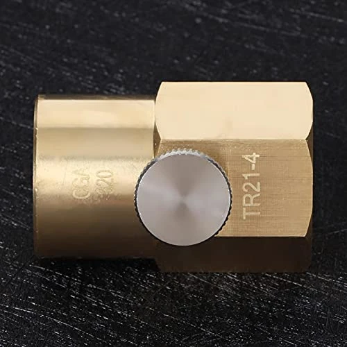 FECAMOS Refill Bottle, Household Brass Good Sealing CO2 Refill Adapter Soda Cylinder Adapter Durability Portable Convenient For Water For Home - Image 3