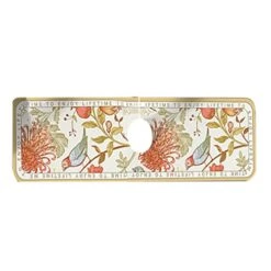 Faucet Mat Splash Guard For Kitchen Sink, 15x5.1 Inch Faucet Handle Drip Catcher Tray Absorbent Mat Guard Faucet Wrap Around Drying Pad Style 2