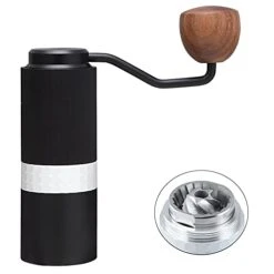 Manual Coffee Grinder Burr Coffee Bean Grinder With Adjustable Conical Stainless Steel Burr Portable Mill Faster Grinding