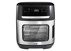 Bella Ella Pro Series 4-Slice Convection Toaster Oven + Air Fryer With Dehydrator & Rotisserie Settings Stainless Steel